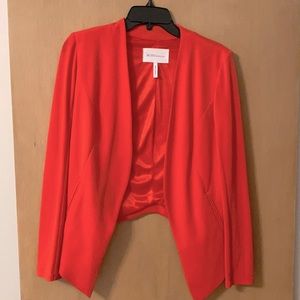 Women’s BCBG fitted jacket. Hot coral.